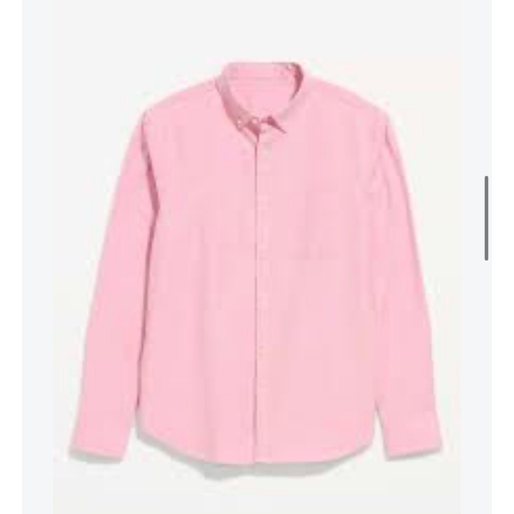 J.Crew Mens Sunwashed Oxford Shirt Pink Cotton Button Down Long Sleeve Size M